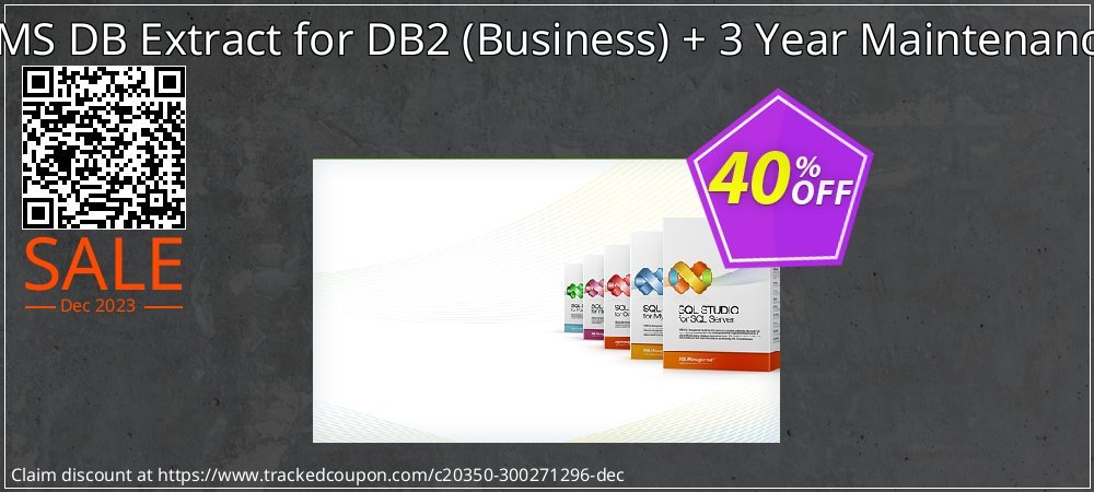 EMS DB Extract for DB2 - Business + 3 Year Maintenance coupon on World Whisky Day discounts
