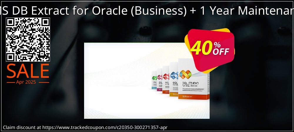 EMS DB Extract for Oracle - Business + 1 Year Maintenance coupon on April Fools' Day offering discount