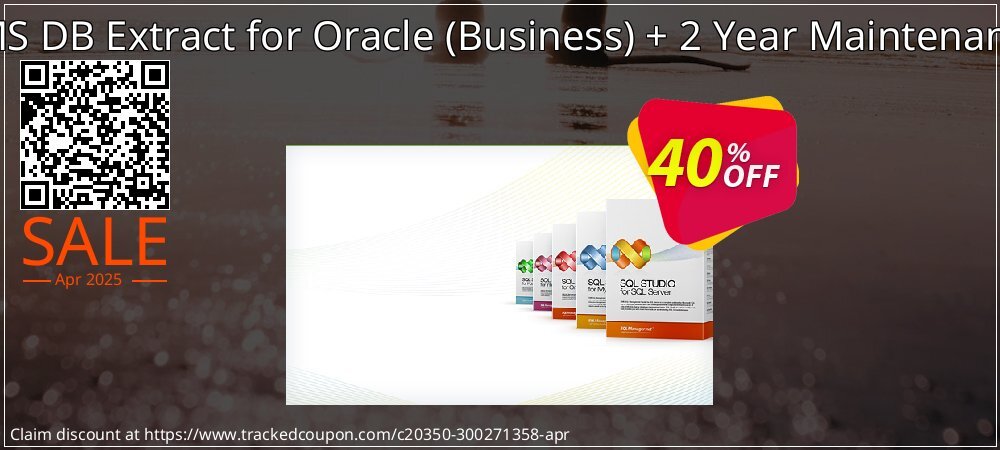 EMS DB Extract for Oracle - Business + 2 Year Maintenance coupon on Easter Day offering sales