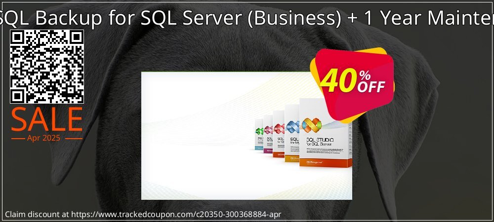 EMS SQL Backup for SQL Server - Business + 1 Year Maintenance coupon on April Fools' Day super sale