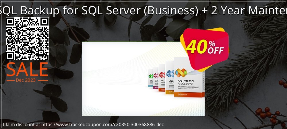 EMS SQL Backup for SQL Server - Business + 2 Year Maintenance coupon on New Year's Weekend super sale
