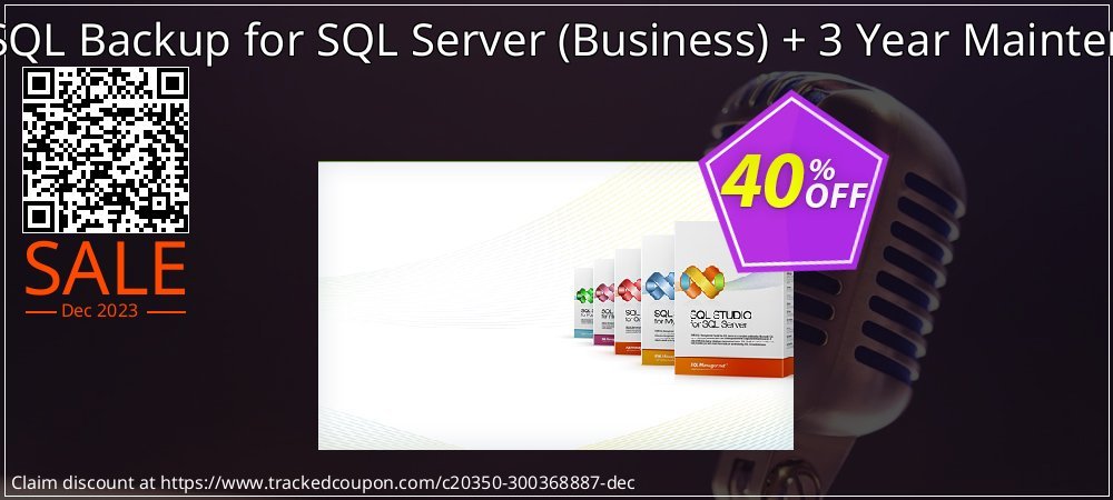 EMS SQL Backup for SQL Server - Business + 3 Year Maintenance coupon on World Wildlife Day sales