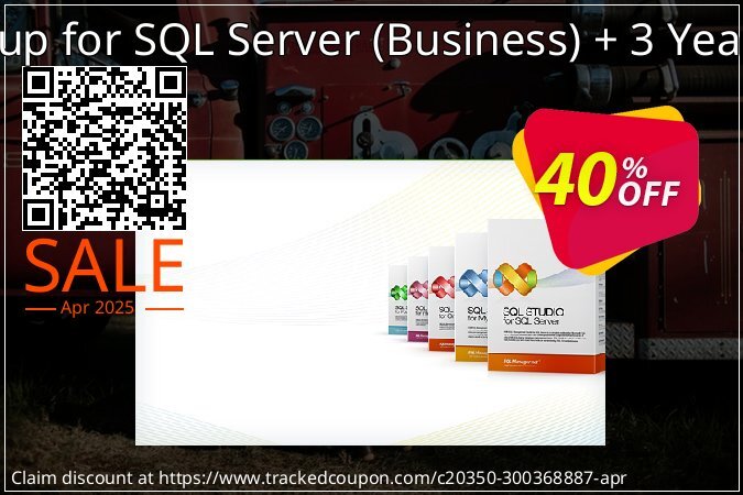 EMS SQL Backup for SQL Server - Business + 3 Year Maintenance coupon on April Fools' Day deals