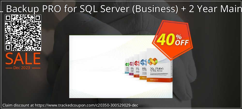 EMS SQL Backup PRO for SQL Server - Business + 2 Year Maintenance coupon on Happy New Year discount