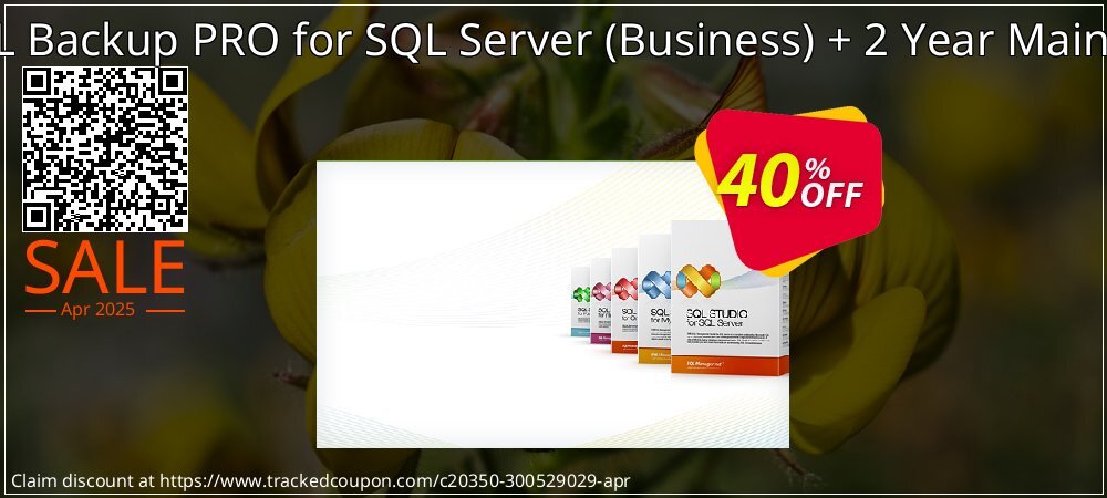 EMS SQL Backup PRO for SQL Server - Business + 2 Year Maintenance coupon on Tell a Lie Day super sale