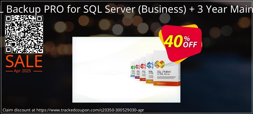 EMS SQL Backup PRO for SQL Server - Business + 3 Year Maintenance coupon on World Backup Day super sale