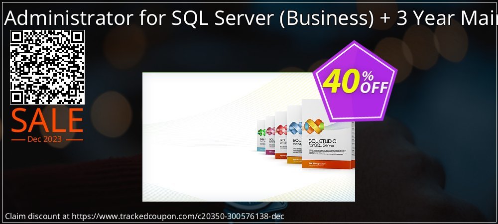 EMS SQL Administrator for SQL Server - Business + 3 Year Maintenance coupon on New Year's Day super sale
