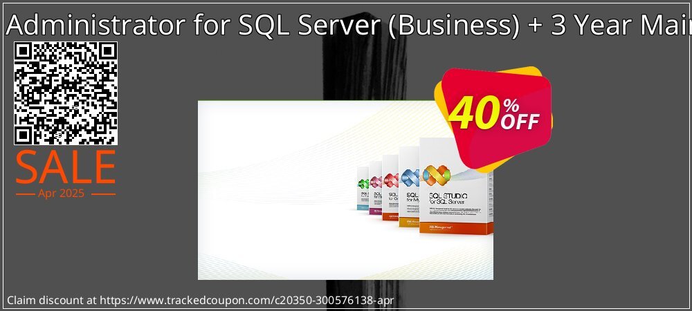 EMS SQL Administrator for SQL Server - Business + 3 Year Maintenance coupon on Easter Day sales