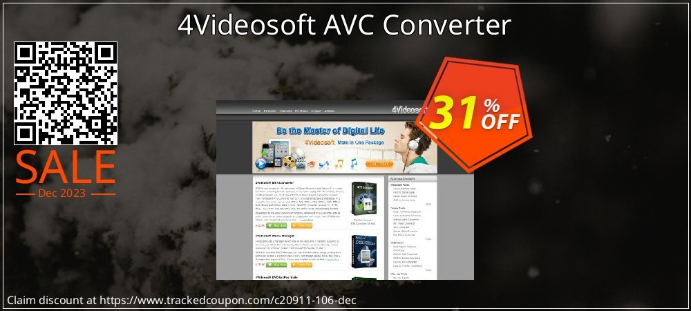 4Videosoft AVC Converter coupon on National Loyalty Day offering sales