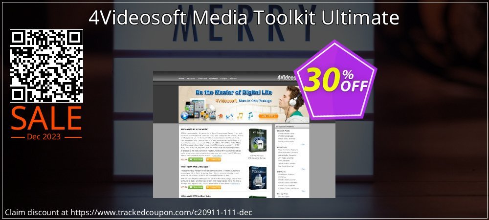 4Videosoft Media Toolkit Ultimate coupon on World Party Day sales
