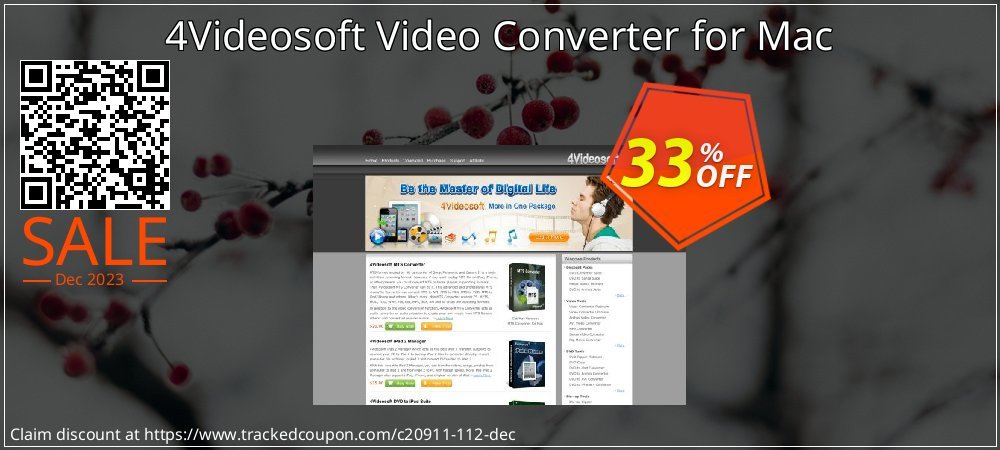 4Videosoft Video Converter for Mac coupon on Working Day offer