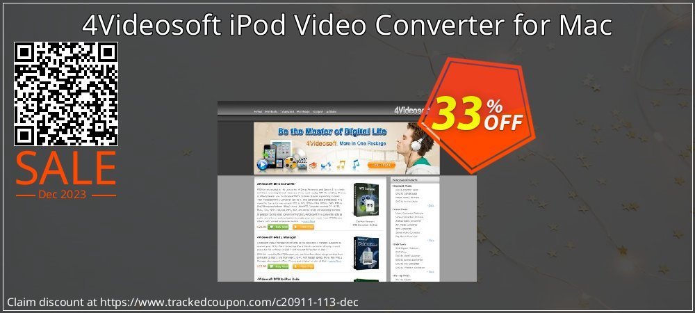 4Videosoft iPod Video Converter for Mac coupon on Easter Day offer