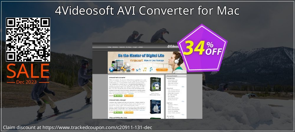 4Videosoft AVI Converter for Mac coupon on World Party Day offer