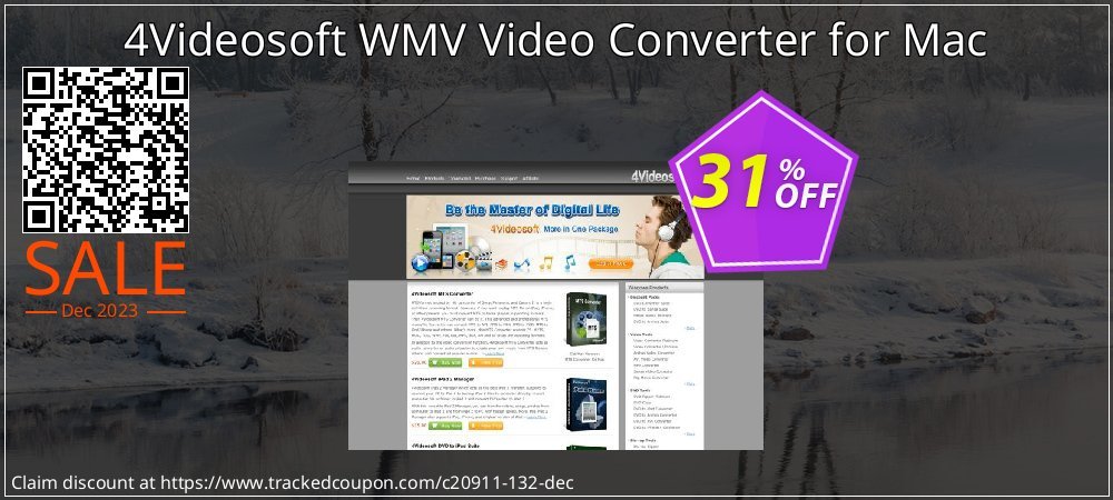 4Videosoft WMV Video Converter for Mac coupon on April Fools' Day discount