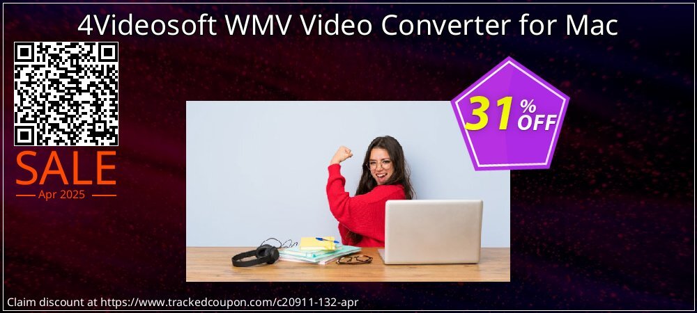 4Videosoft WMV Video Converter for Mac coupon on Working Day offering discount