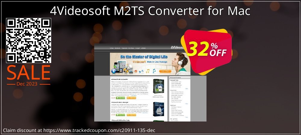 4Videosoft M2TS Converter for Mac coupon on National Walking Day super sale