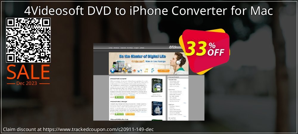 4Videosoft DVD to iPhone Converter for Mac coupon on World Password Day discount