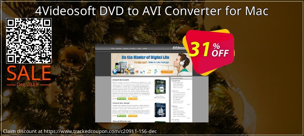 4Videosoft DVD to AVI Converter for Mac coupon on World Party Day sales