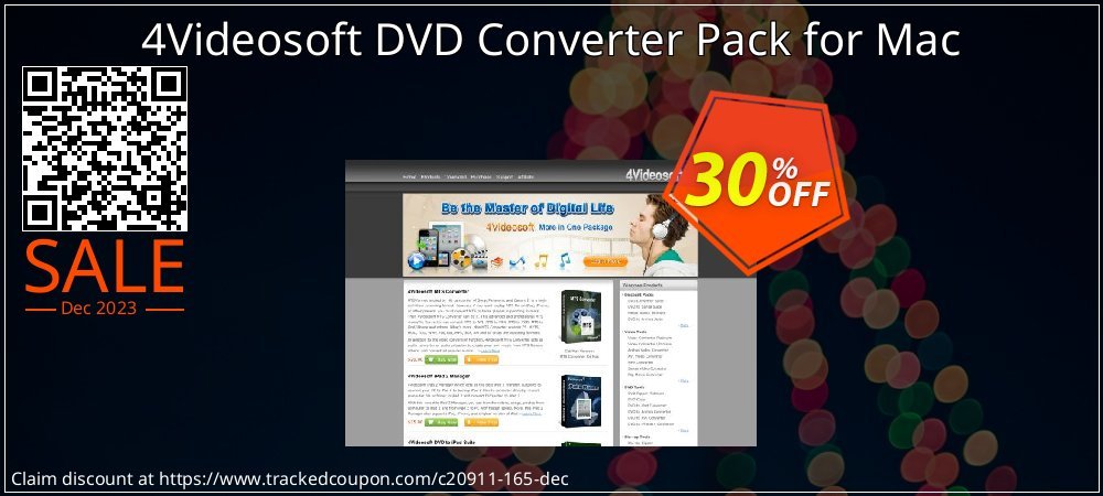 4Videosoft DVD Converter Pack for Mac coupon on World Backup Day promotions
