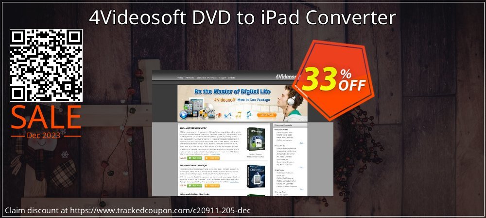 4Videosoft DVD to iPad Converter coupon on Mother Day offering sales