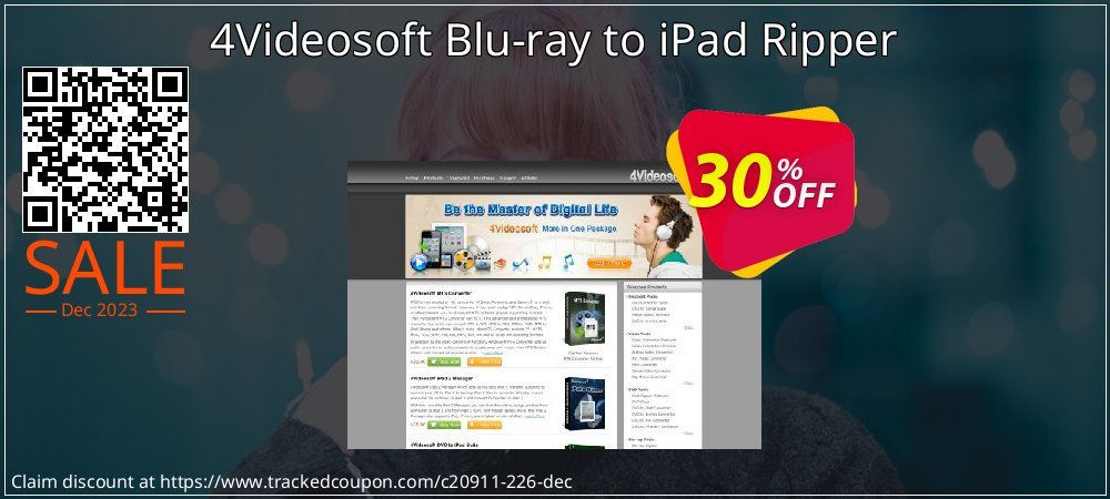 4Videosoft Blu-ray to iPad Ripper coupon on World Party Day discounts