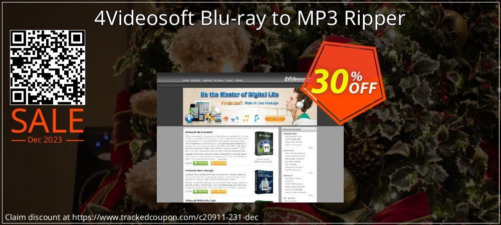 4Videosoft Blu-ray to MP3 Ripper coupon on Palm Sunday offer