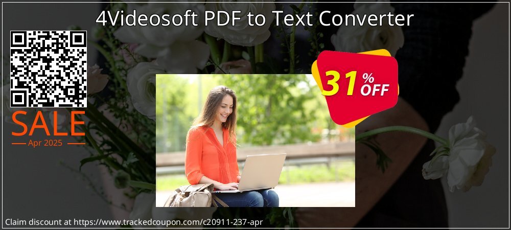 4Videosoft PDF to Text Converter coupon on April Fools' Day sales