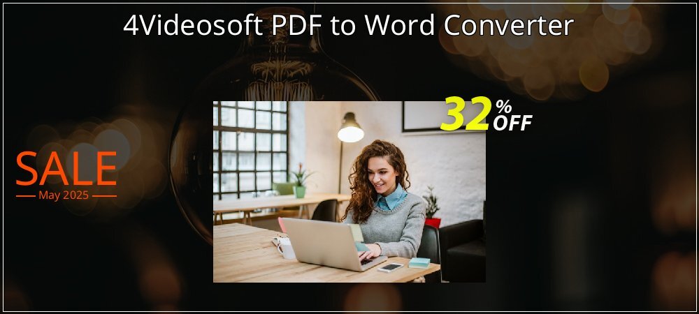 4Videosoft PDF to Word Converter coupon on Easter Day deals