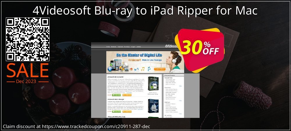 4Videosoft Blu-ray to iPad Ripper for Mac coupon on April Fools' Day offering sales