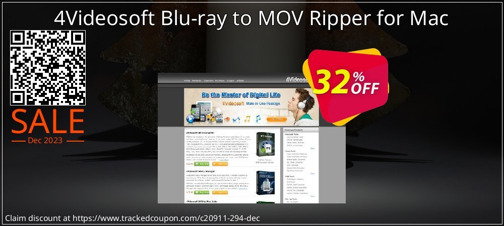 4Videosoft Blu-ray to MOV Ripper for Mac coupon on World Password Day offering discount
