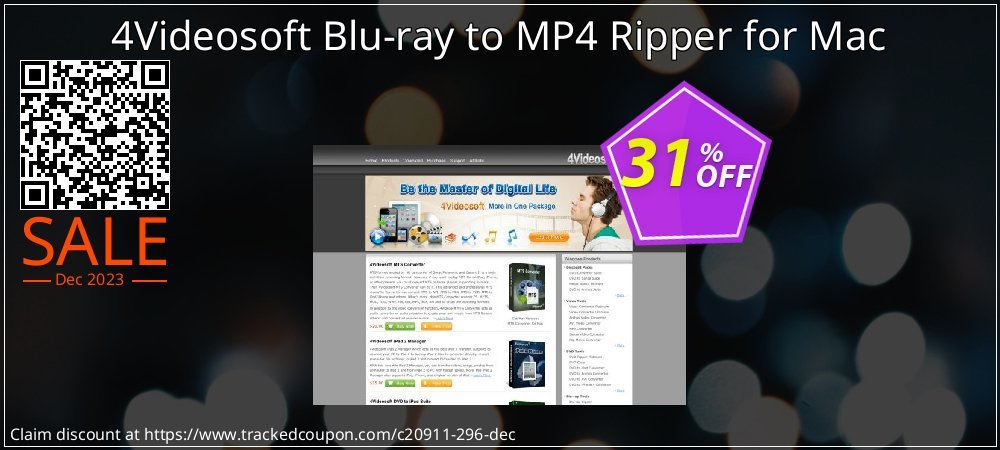 4Videosoft Blu-ray to MP4 Ripper for Mac coupon on World Party Day offering sales