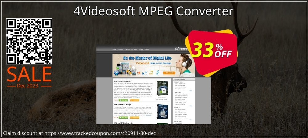 4Videosoft MPEG Converter coupon on World Backup Day promotions