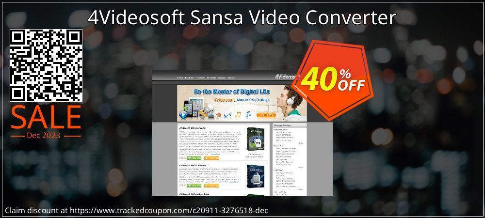 4Videosoft Sansa Video Converter coupon on Easter Day offer