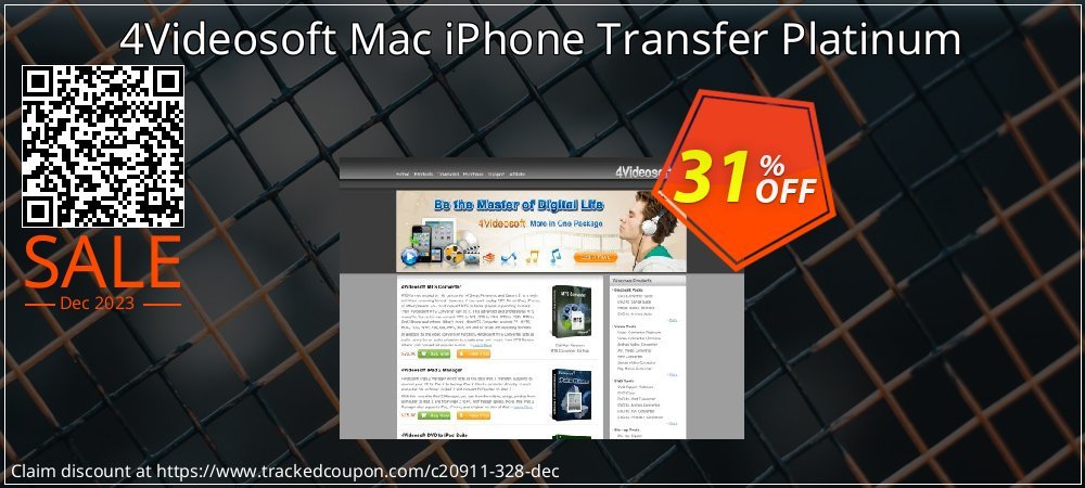 4Videosoft Mac iPhone Transfer Platinum coupon on Virtual Vacation Day sales