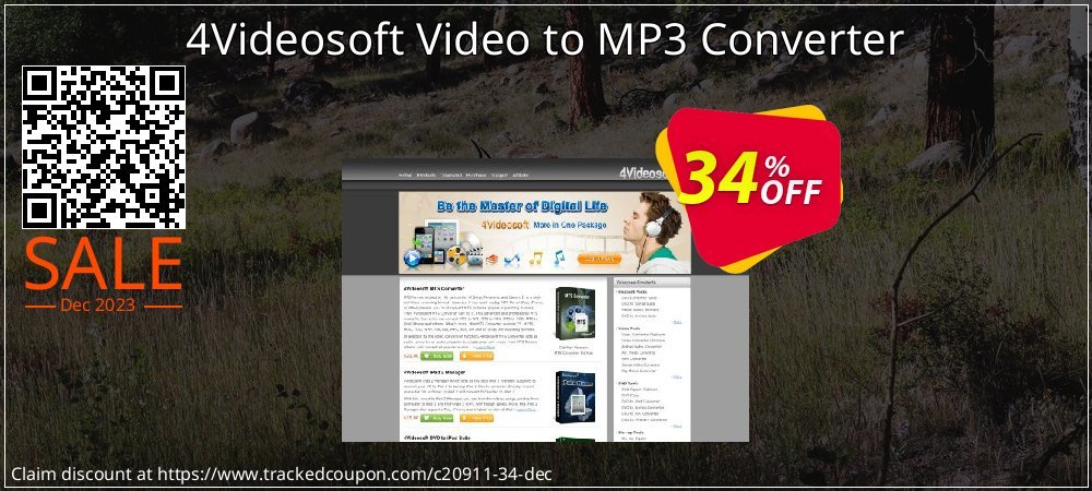4Videosoft Video to MP3 Converter coupon on World Password Day offering sales
