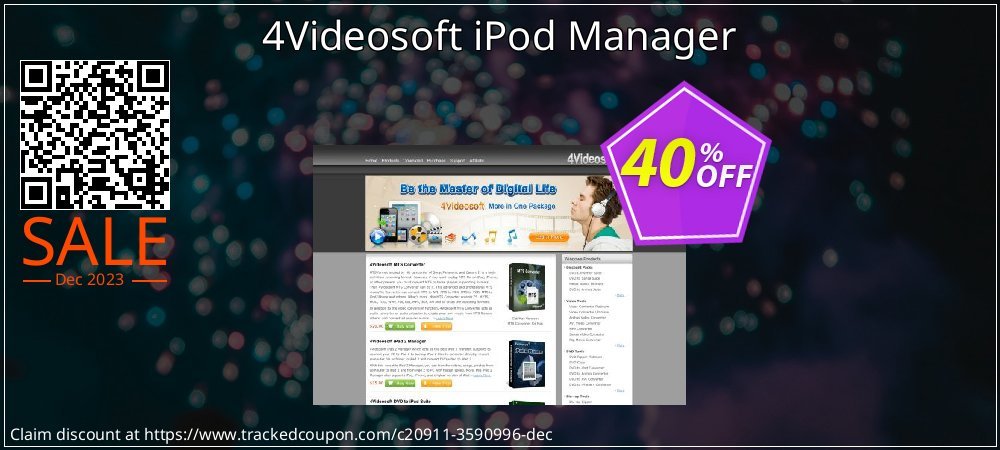 4Videosoft iPod Manager coupon on National Loyalty Day discount