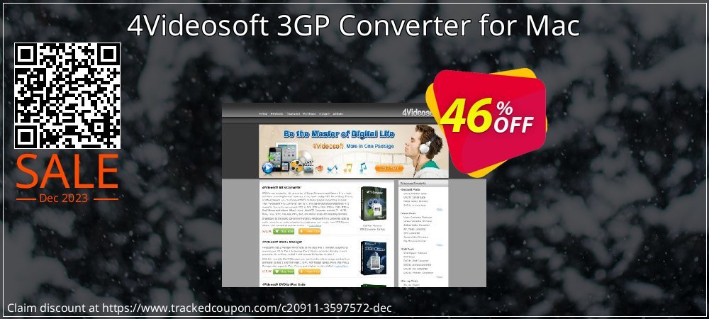 4Videosoft 3GP Converter for Mac coupon on April Fools' Day promotions