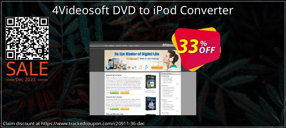 4Videosoft DVD to iPod Converter coupon on World Party Day super sale