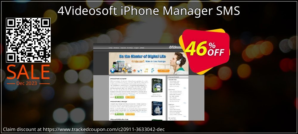 4Videosoft iPhone Manager SMS coupon on Working Day deals