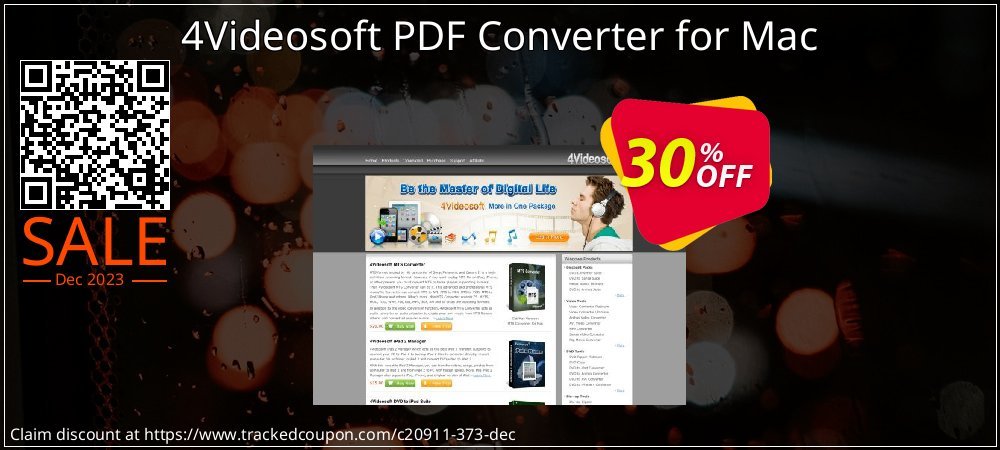 4Videosoft PDF Converter for Mac coupon on Virtual Vacation Day sales