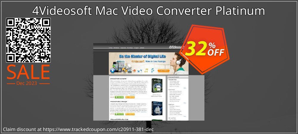 4Videosoft Mac Video Converter Platinum coupon on World Party Day sales