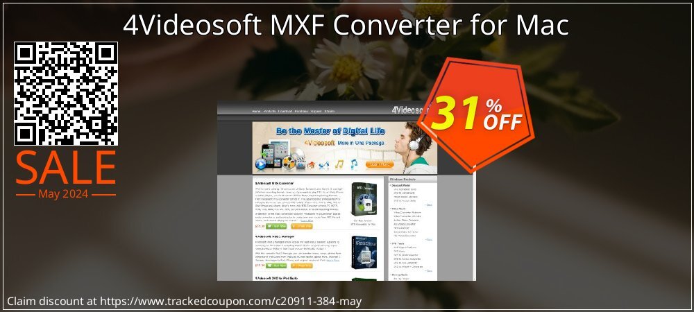 4Videosoft MXF Converter for Mac coupon on National Smile Day offering discount