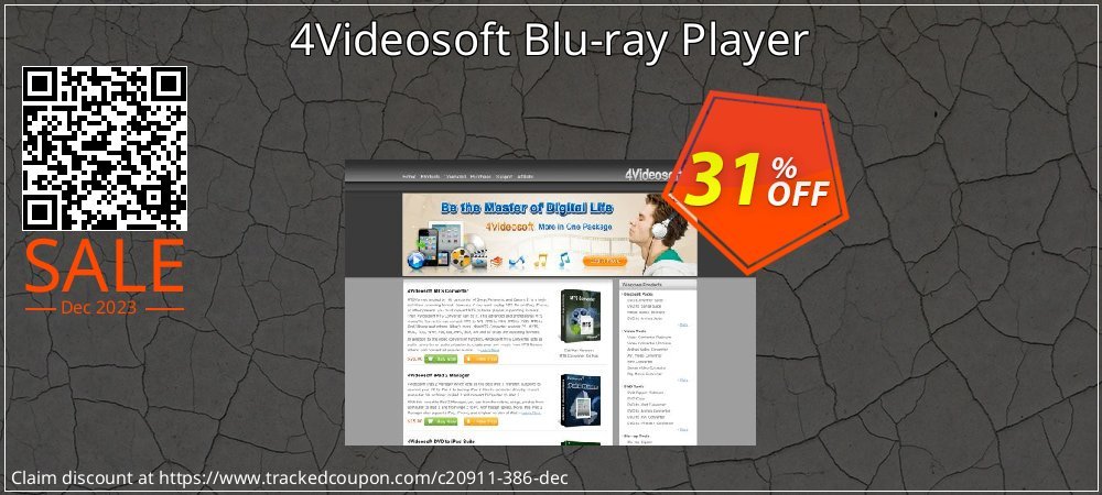 4Videosoft Blu-ray Player coupon on Social Media Day discounts