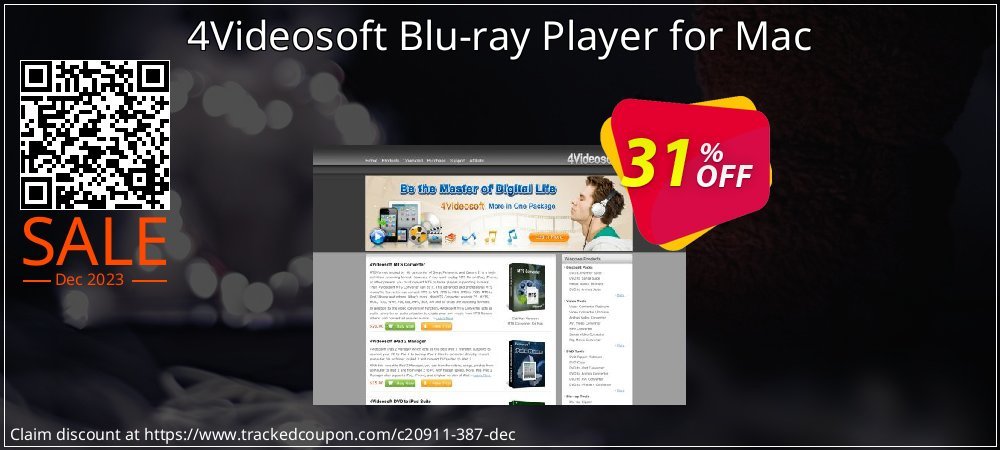 4Videosoft Blu-ray Player for Mac coupon on April Fools' Day super sale
