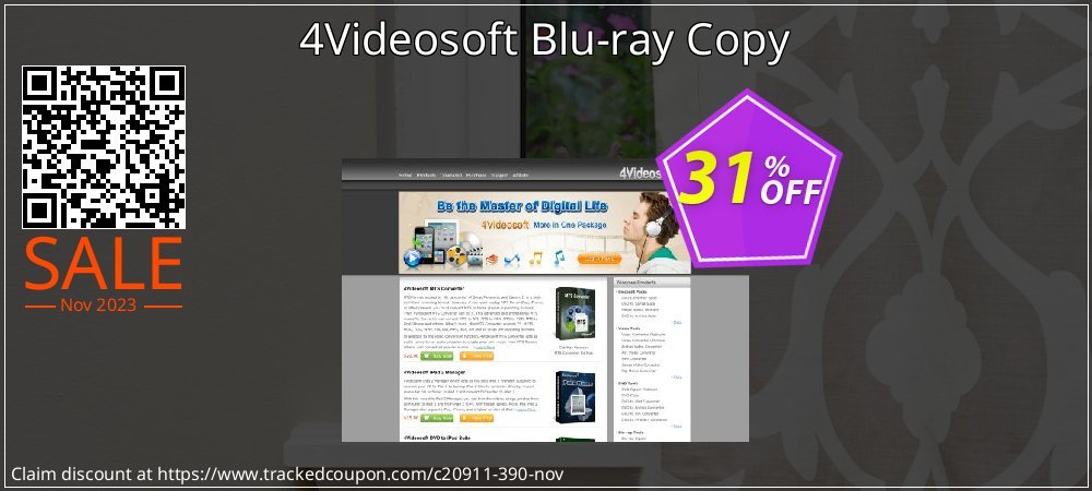 4Videosoft Blu-ray Copy coupon on National Walking Day sales