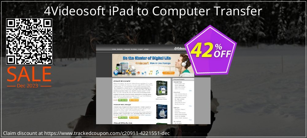 4Videosoft iPad to Computer Transfer coupon on World Party Day promotions