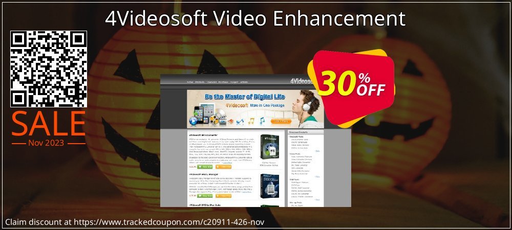 4Videosoft Video Enhancement coupon on World Party Day sales