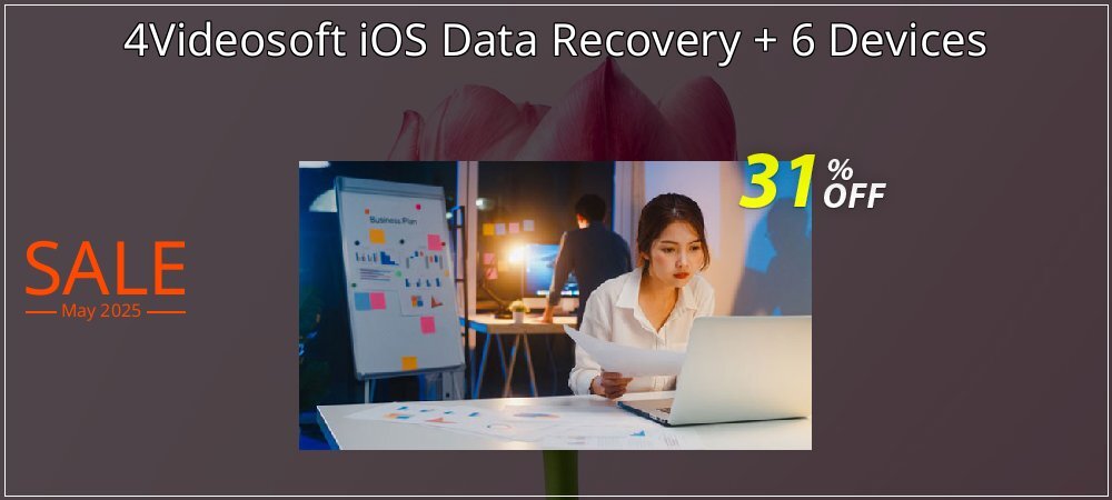 4Videosoft iOS Data Recovery + 6 Devices coupon on National Walking Day offering discount