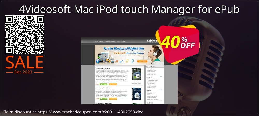 4Videosoft Mac iPod touch Manager for ePub coupon on Virtual Vacation Day sales