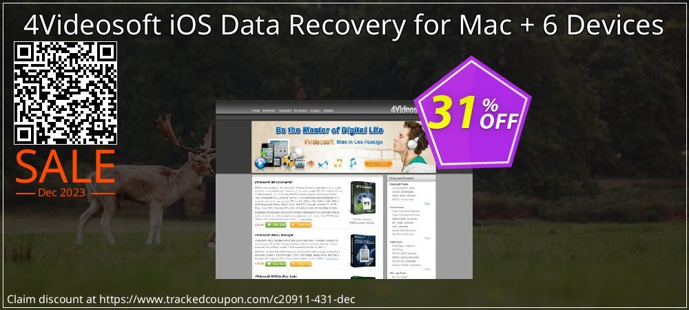 4Videosoft iOS Data Recovery for Mac + 6 Devices coupon on National Loyalty Day super sale